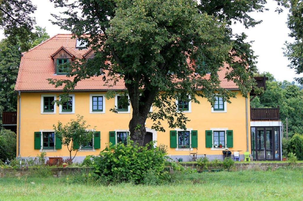 Traumhaftes Elb-Chalet Dresda Exterior foto